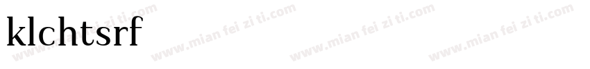 kulachat serif字体转换